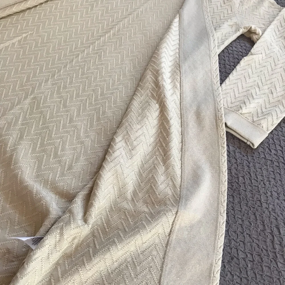 Stunning vintage long sweater and vest set with a chevron knit pattern. EUC - Picture 5 of 16